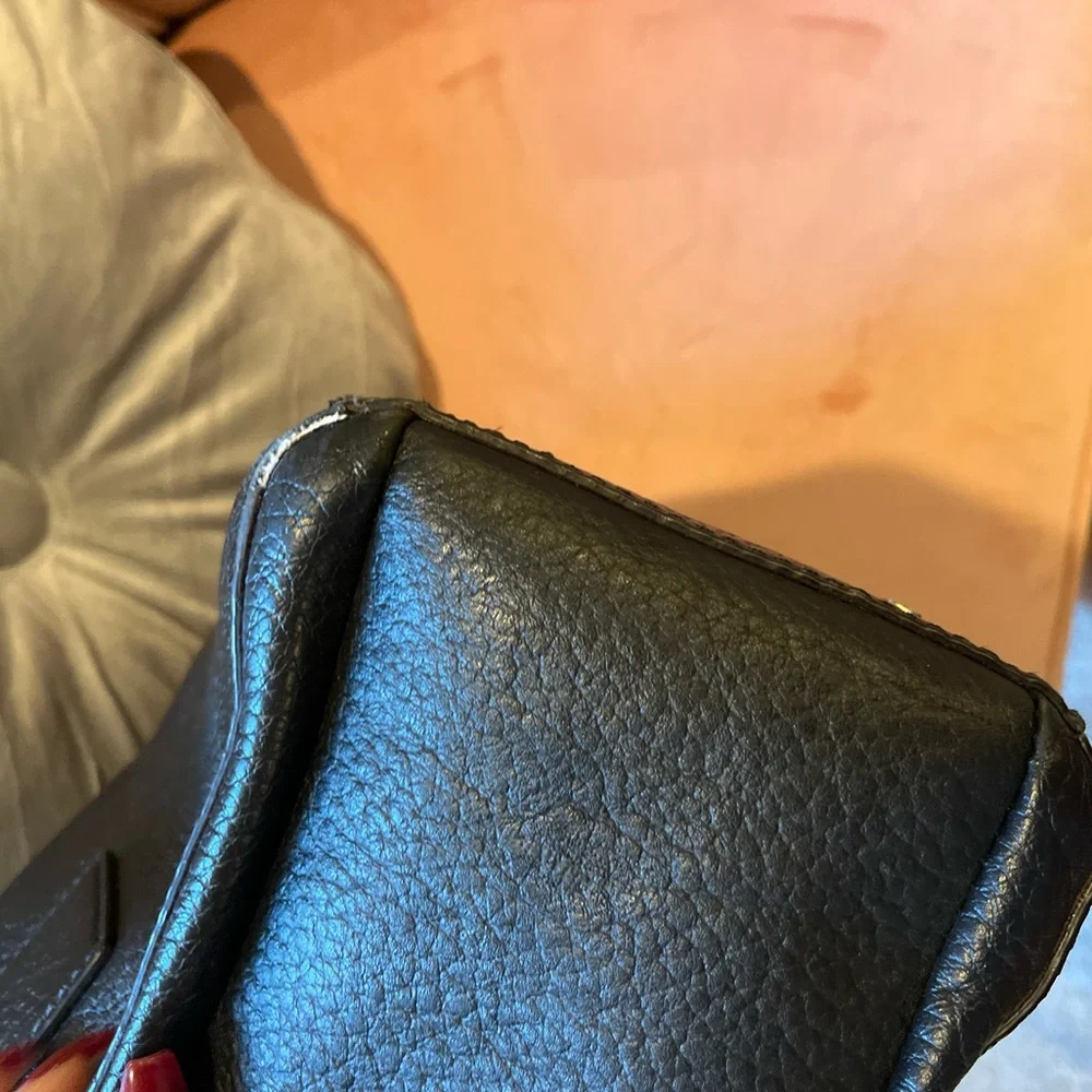 kate spade Black Pebbled Leather Satchel - Picture 3 of 8